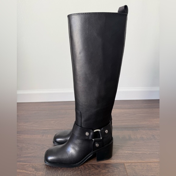 Loeffler Randall Audrey 70MM Leather Knee High Boots - Picture 7 of 16